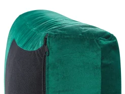 7 Seater Curved Modular Velvet Sofa Dark Green Rotunde