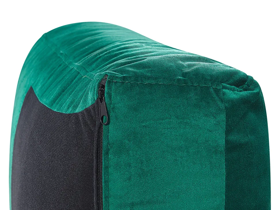 7 Seater Curved Modular Velvet Sofa Dark Green Rotunde