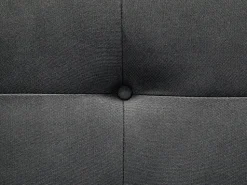 2 Seater Fabric Sofa Bed Black Florli