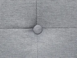 3 Seater Fabric Sofa Bed Grey Florli