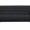 3 Seater Fabric Sofa Bed Graphite Grey Aberdeen