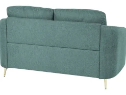2 Seater Fabric Sofa Green Trosa