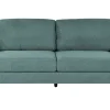 3 Seater Fabric Sofa Green Trosa