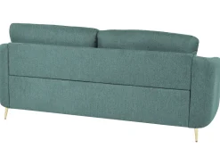 3 Seater Fabric Sofa Green Trosa