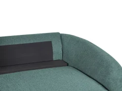 3 Seater Fabric Sofa Green Trosa