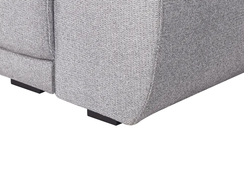 4 Seater Fabric Sofa Grey Torpo