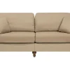 3 Seater Fabric Sofa Sand Beige Otra