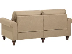 3 Seater Fabric Sofa Sand Beige Otra