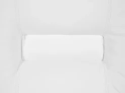 2 Seater Faux Leather Manual Recliner Sofa White Bergen