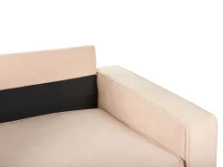 3 Seater Jumbo Cord Sofa Beige Falun