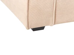 3 Seater Jumbo Cord Sofa Beige Falun