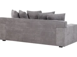 3 Seater Jumbo Cord Sofa Dark Grey Viskan