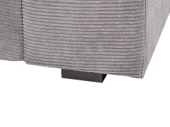 3 Seater Jumbo Cord Sofa Dark Grey Viskan