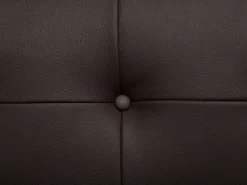 3 Seater Leather Sofa Brown Byske