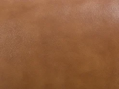 3 Seater Leather Sofa Golden Brown Horten