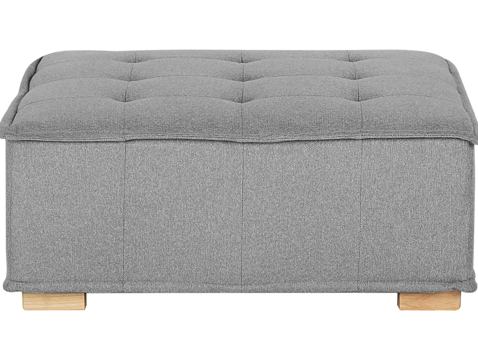 4 Seater Modular Fabric Corner Sofa Grey Tibro