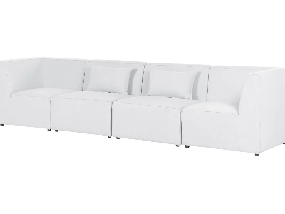 4 Seater Modular Jumbo Cord Sofa Off White Lemvig