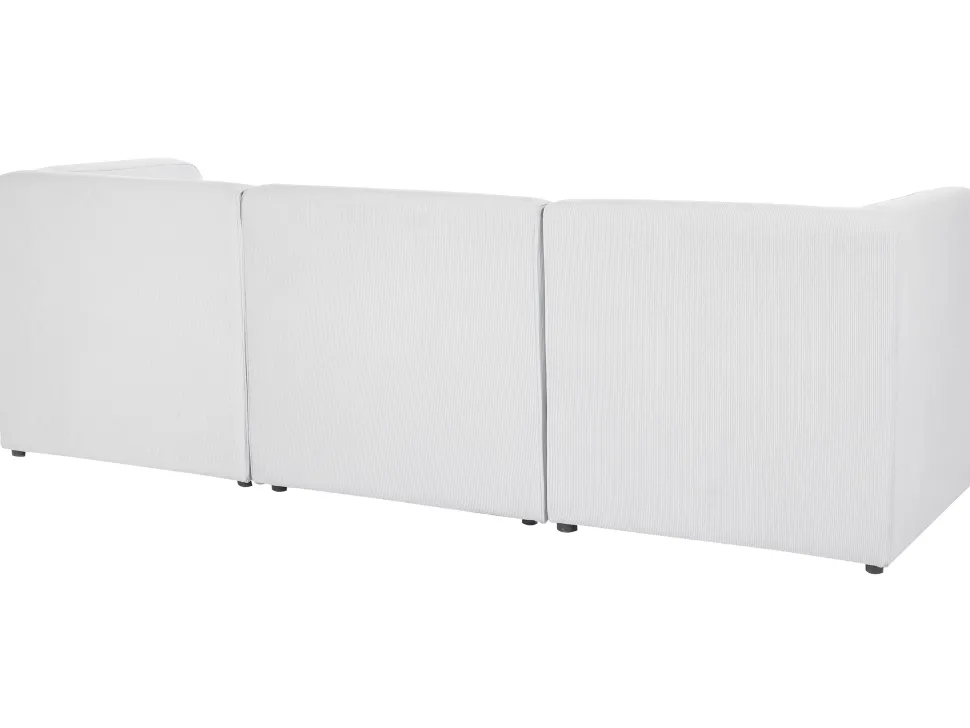 3 Seater Modular Jumbo Cord Sofa Off White Lemvig