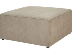 3 Seater Modular Jumbo Cord Sofa With Ottoman Taupe Lemvig