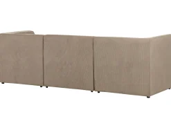 3 Seater Modular Jumbo Cord Sofa With Ottoman Taupe Lemvig