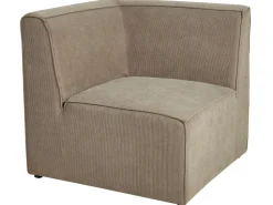 3 Seater Modular Jumbo Cord Sofa With Ottoman Taupe Lemvig