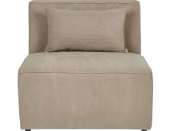 3 Seater Modular Jumbo Cord Sofa With Ottoman Taupe Lemvig