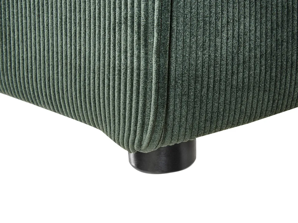 4 Seater Modular Jumbo Cord Sofa Dark Green Lemvig
