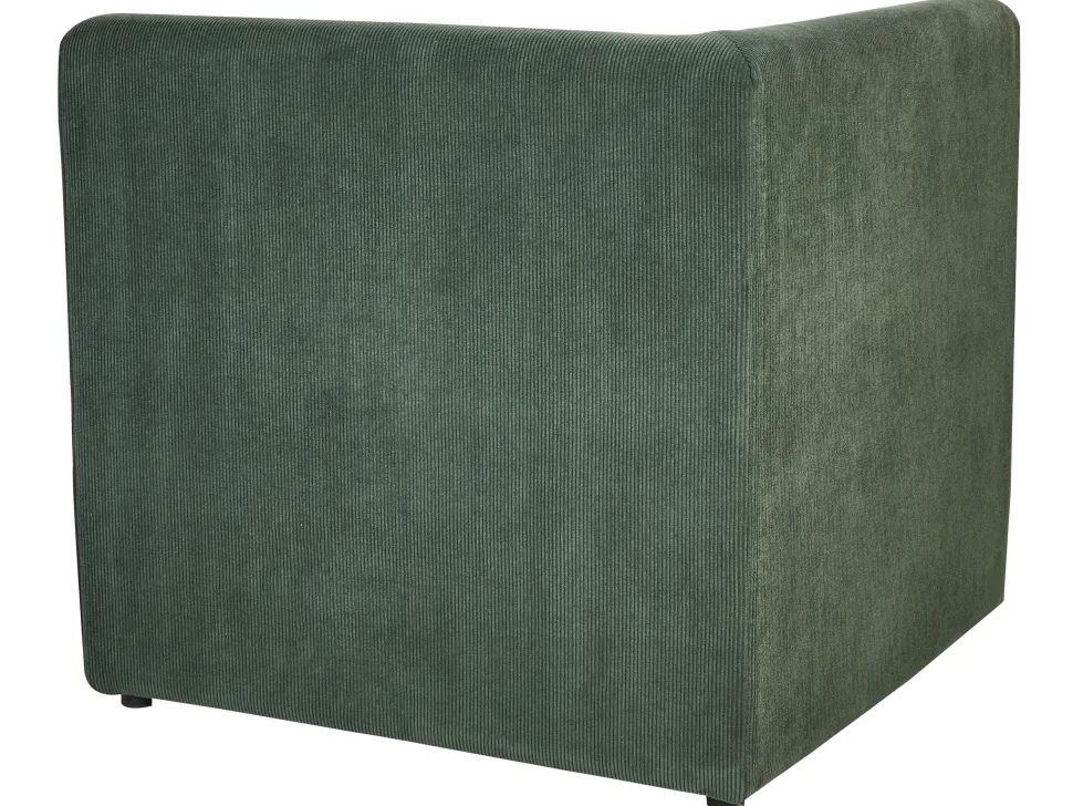 4 Seater Modular Jumbo Cord Sofa Dark Green Lemvig