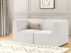 2 Seater Modular Jumbo Cord Sofa Off White Lemvig