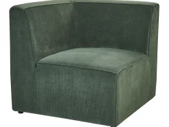 3 Seater Modular Jumbo Cord Sofa With Ottoman Dark Green Lemvig