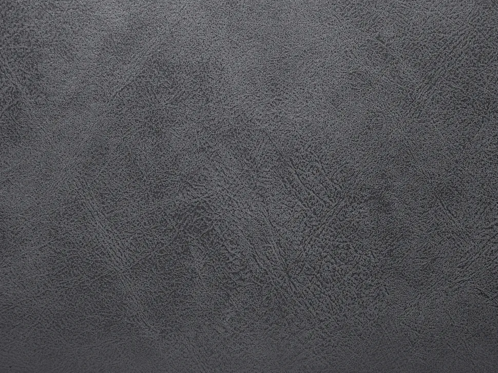 2 Seater Sofa Faux Leather Grey Lokka