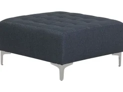 5 Seater U-Shaped Modular Fabric Sofa Dark Grey Aberdeen