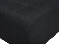 6 Seater U-Shaped Modular Fabric Sofa Graphite Grey Aberdeen