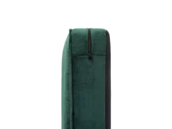 3 Seater Velvet Fabric Sofa Green Chesterfield