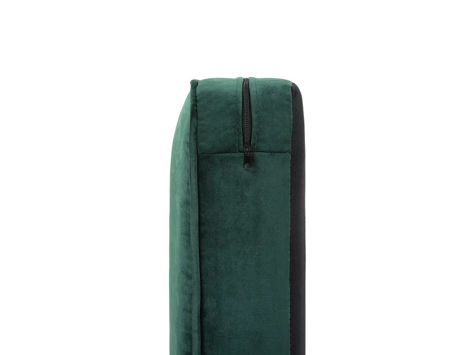3 Seater Velvet Fabric Sofa Green Chesterfield