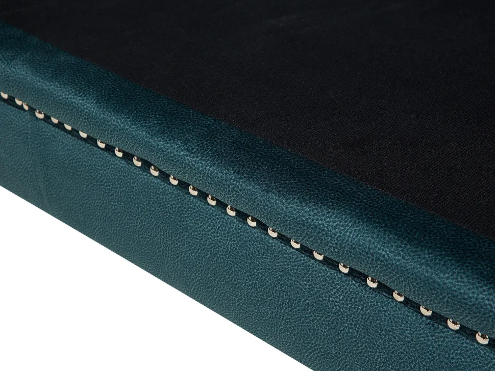 2 Seater Velvet Fabric Sofa Teal Gaula