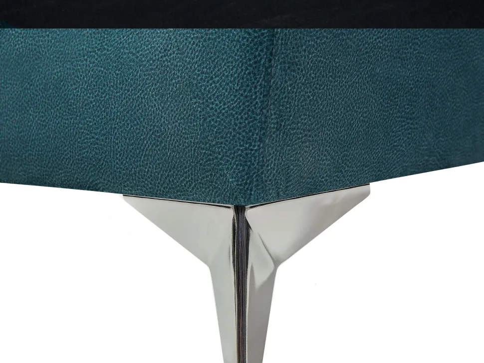 2 Seater Velvet Fabric Sofa Teal Gaula