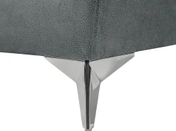 2 Seater Velvet Fabric Sofa Grey Gaula