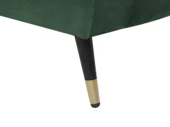 3 Seater Velvet Fabric Sofa Green Sletta