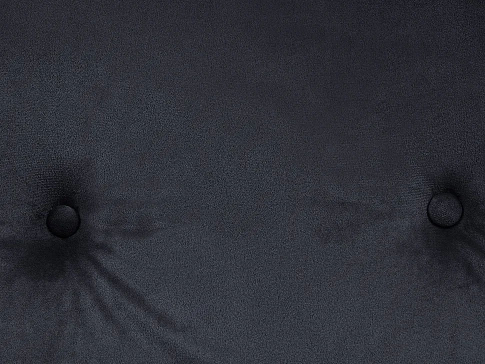 2 Seater Velvet Sofa Bed Black Vestfold