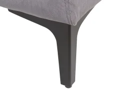 3 Seater Velvet Sofa Dark Grey Vadstena