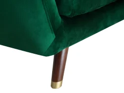 2 Seater Velvet Sofa Emerald Green Bodo
