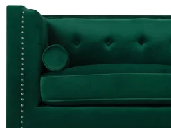 3 Seater Velvet Sofa Emerald Green Avaldsenes