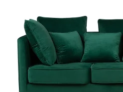 3 Seater Velvet Sofa Emerald Green Fenstad