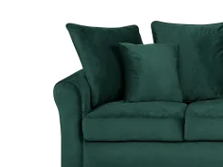 3 Seater Velvet Sofa Emerald Green Bornholm