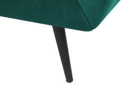3 Seater Velvet Sofa Green Lenvik
