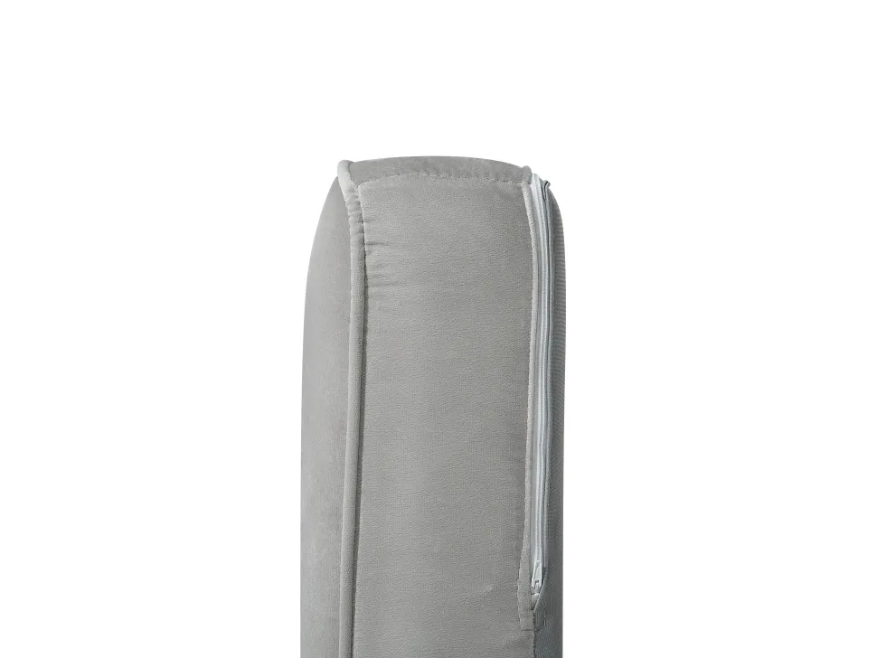 2 Seater Velvet Sofa Light Grey Lokka