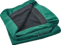 3 Seater Velvet Sofa With Removable Cover Green Bernes