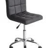 Arbeitshocker Mit Rollen Schwarz Hohenverstellbar Marion
