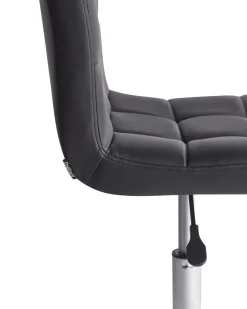 Arbeitshocker Mit Rollen Schwarz Hohenverstellbar Marion